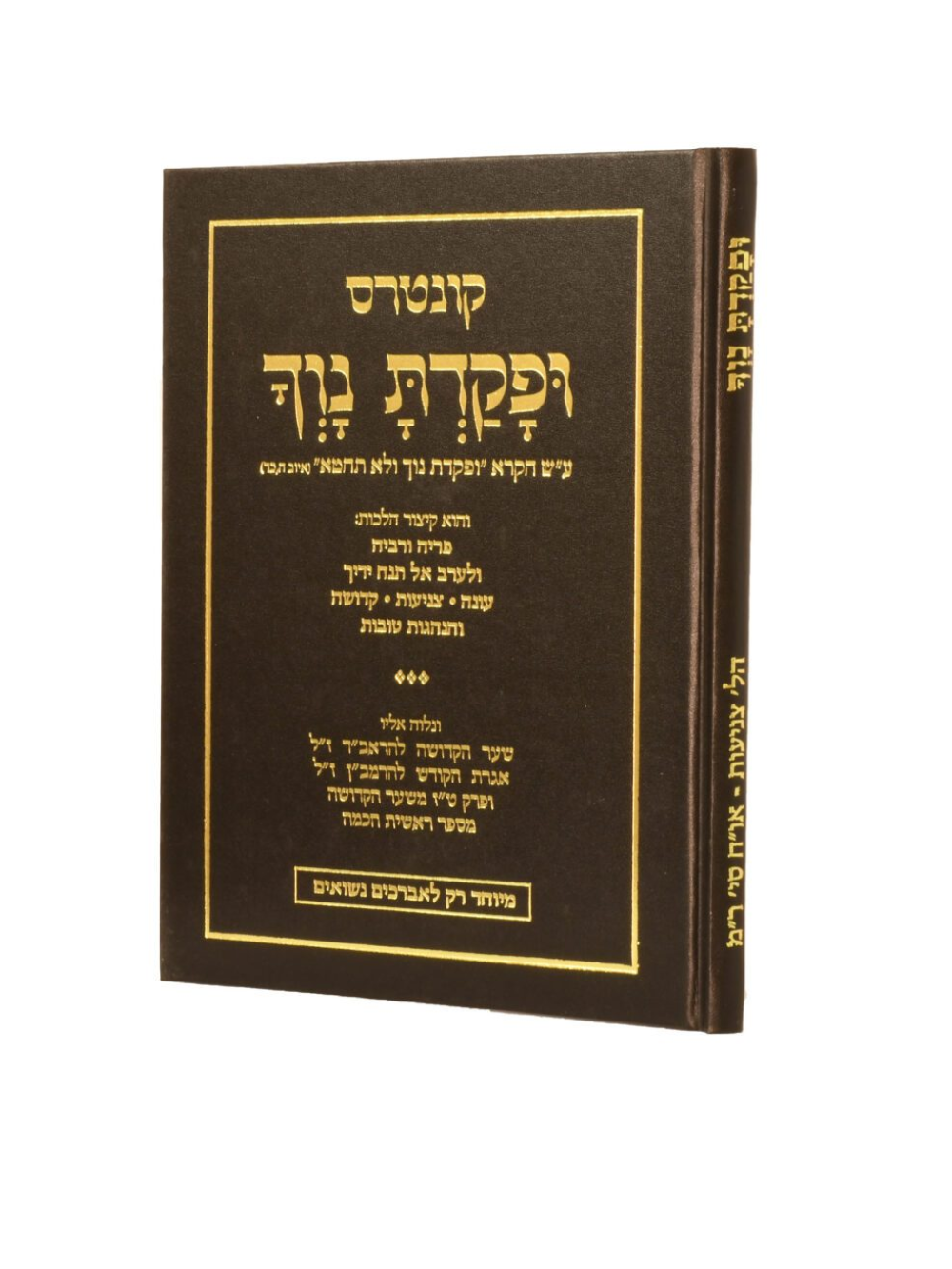 ופקדת נוך - הל' פ"ו