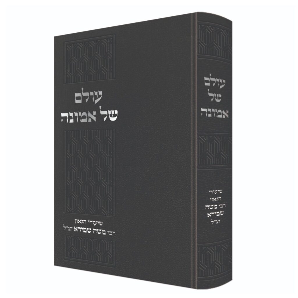 עולם של אמונה - שיעורי הגאון רבי משה שפירא זצ"ל