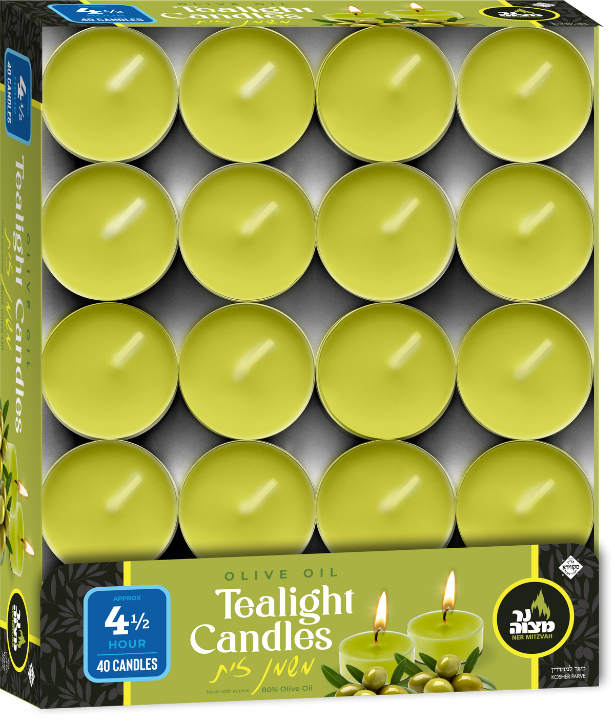 Oilve Oil Tealight 4.5 H"