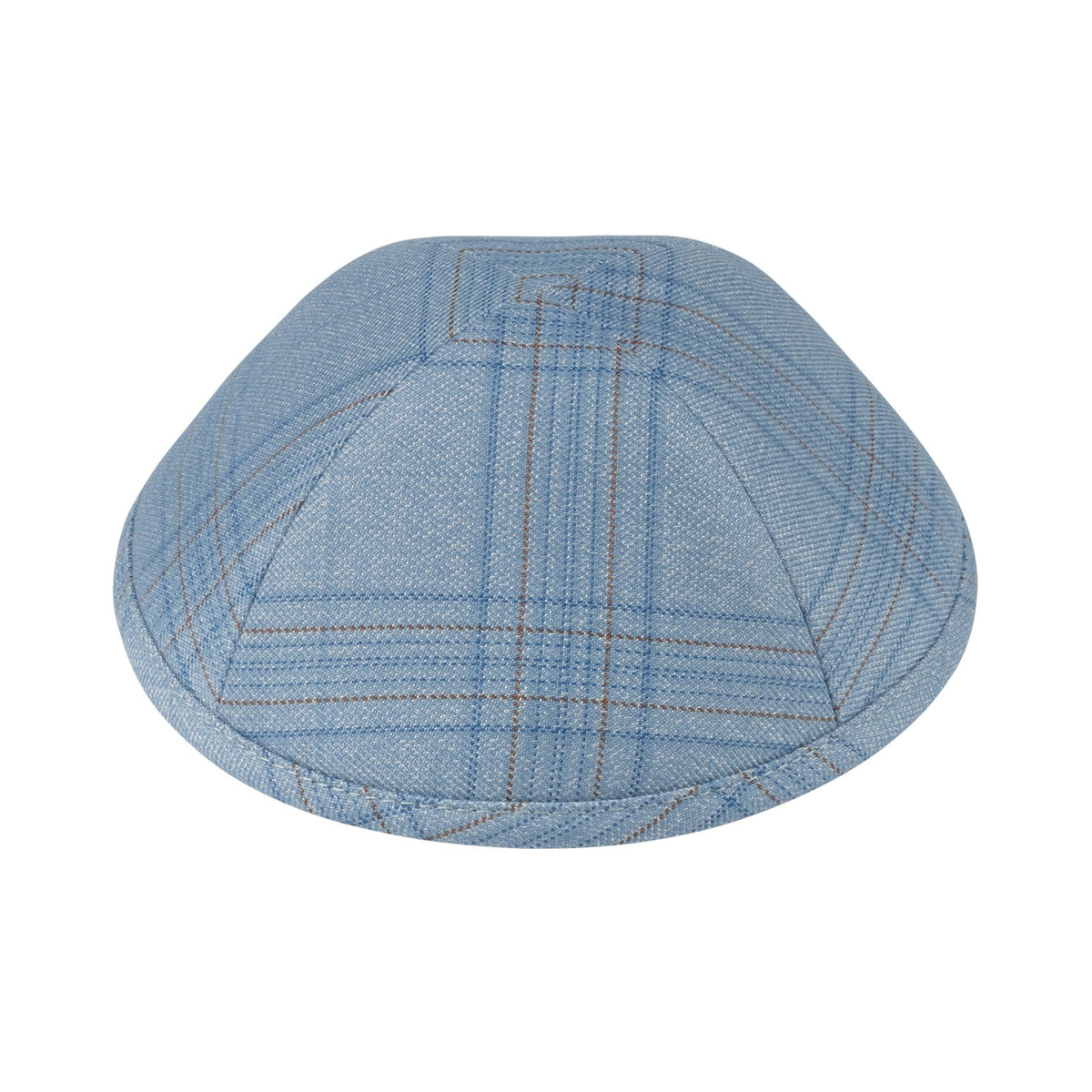 iKippah Light Blue Plaid