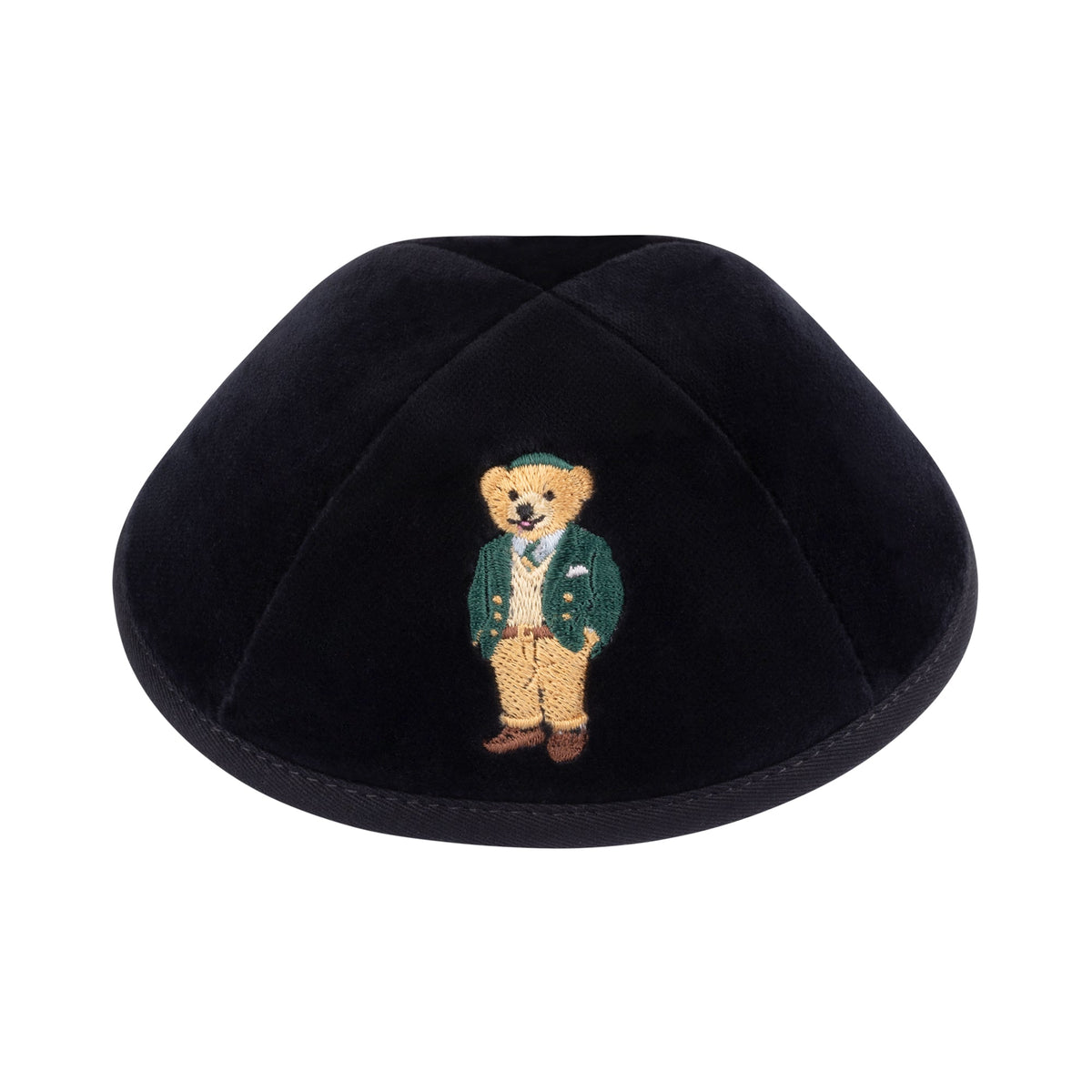 iKippah Mr. Dov Bear - Black Velvet