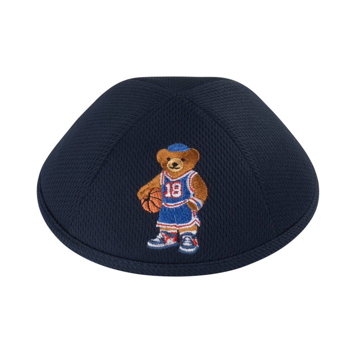 iKippah Basketball Dov Bear - Navy Mesh