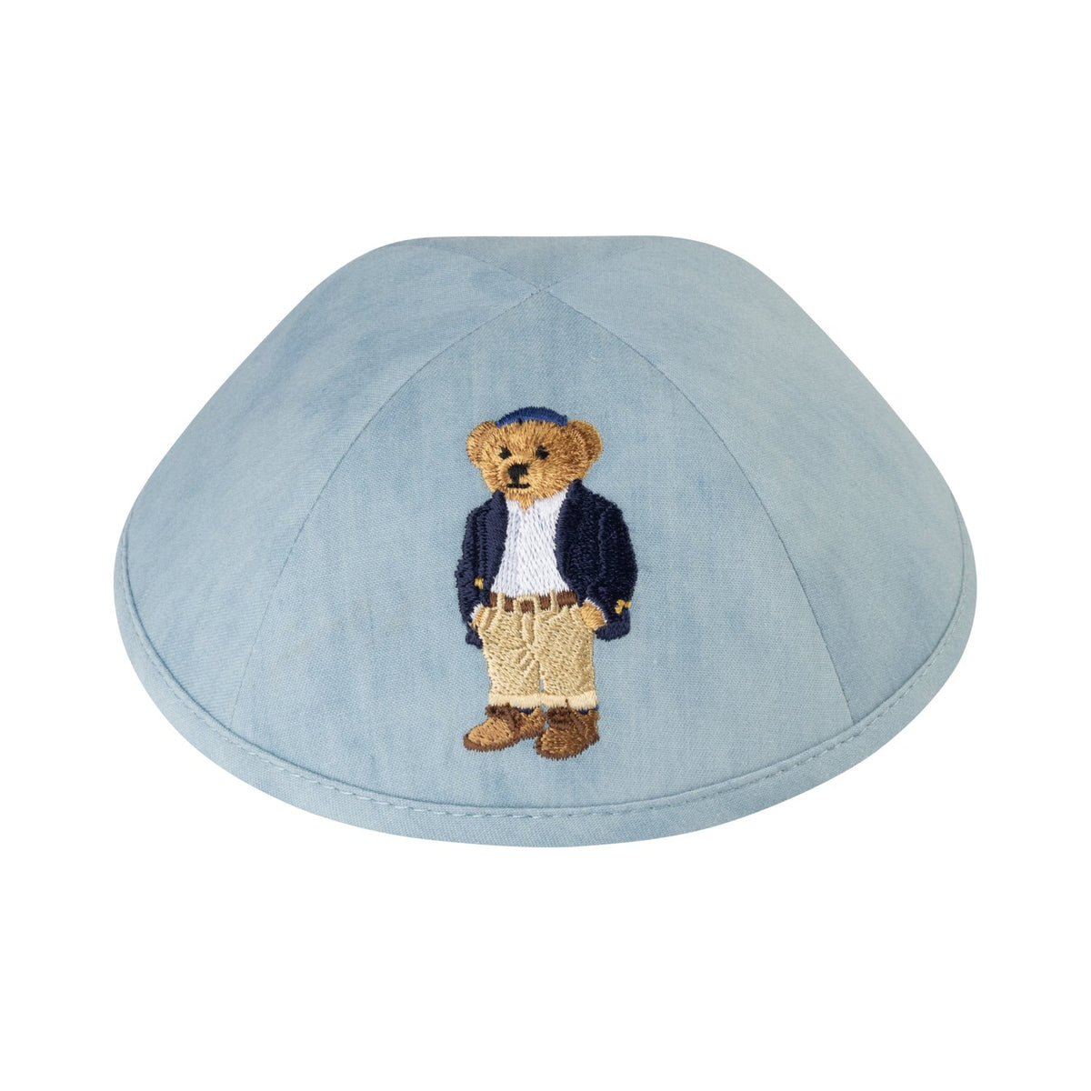 iKippah Dapper Dov Bear - Denim