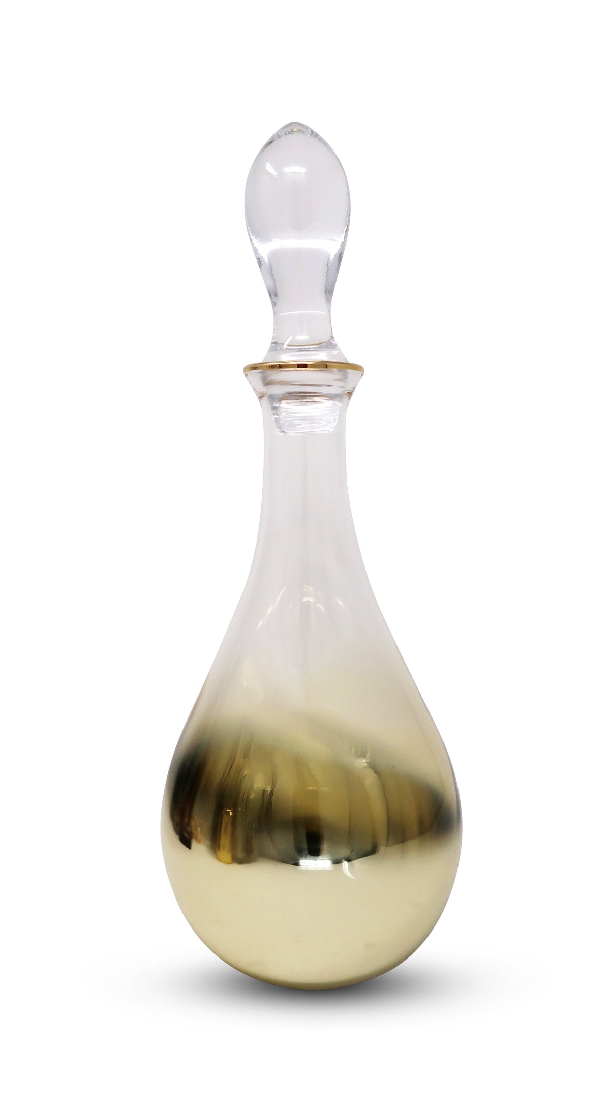Wine Decanter w/ Gold Ombre Design
