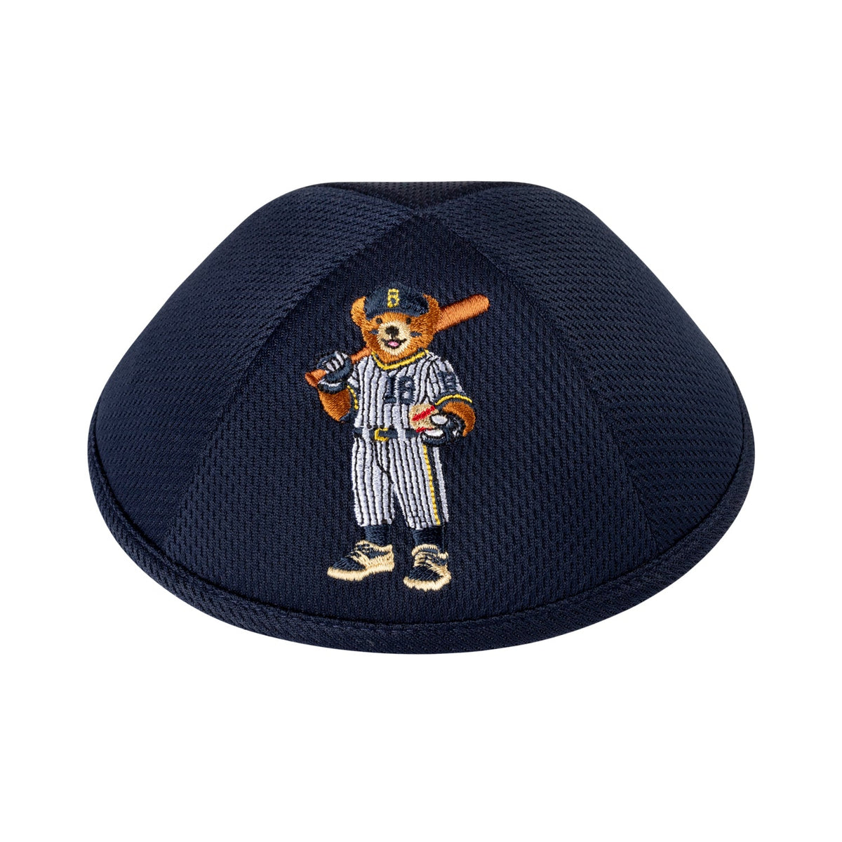 iKippah Dov Bear Baseball - Navy Mesh