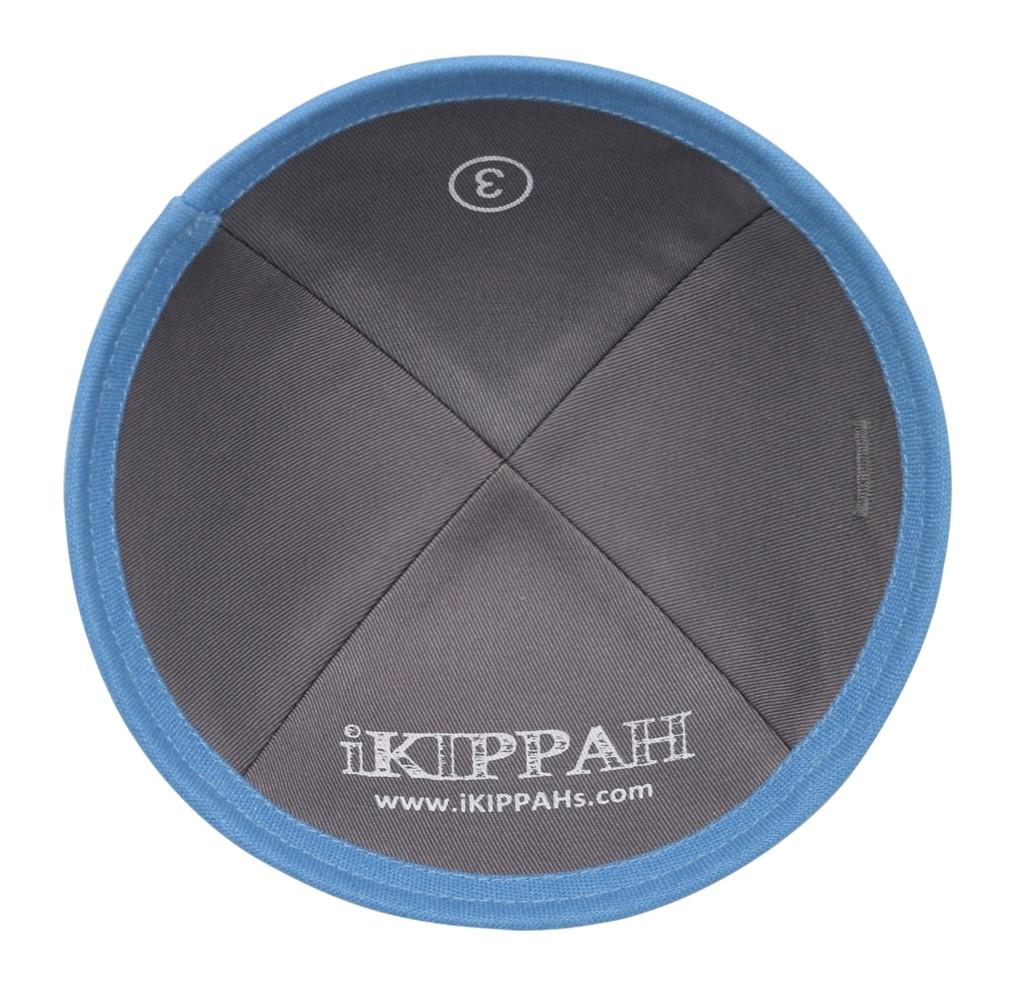iKippah Sky Blue Linen