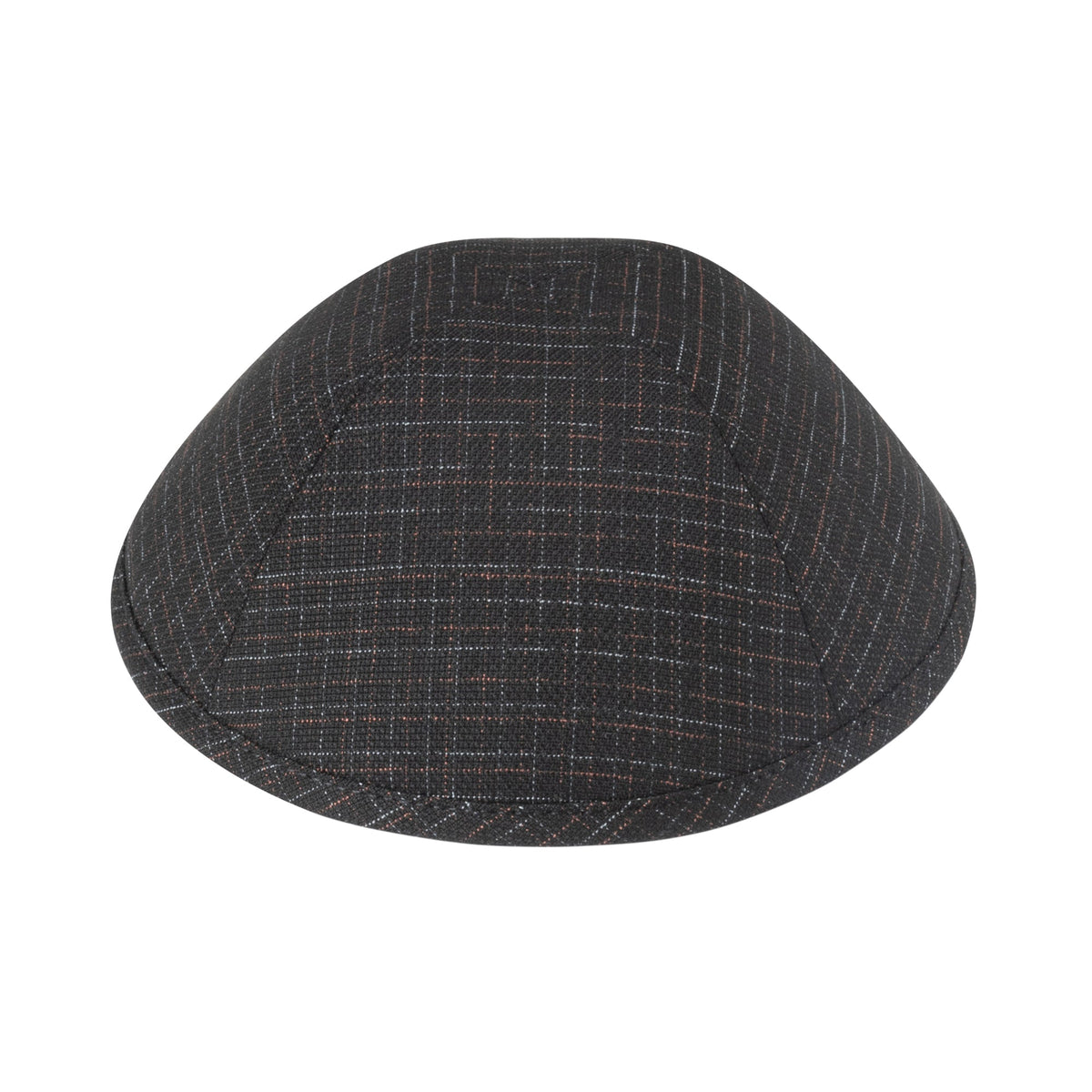 iKippah Black & Maroon Etch