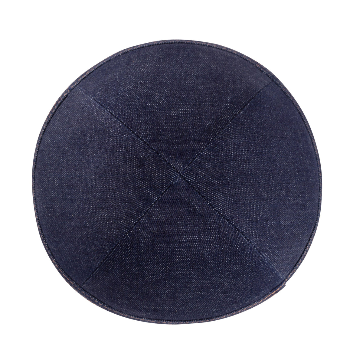 iKippah Navy Denim W/ Camel Stitching