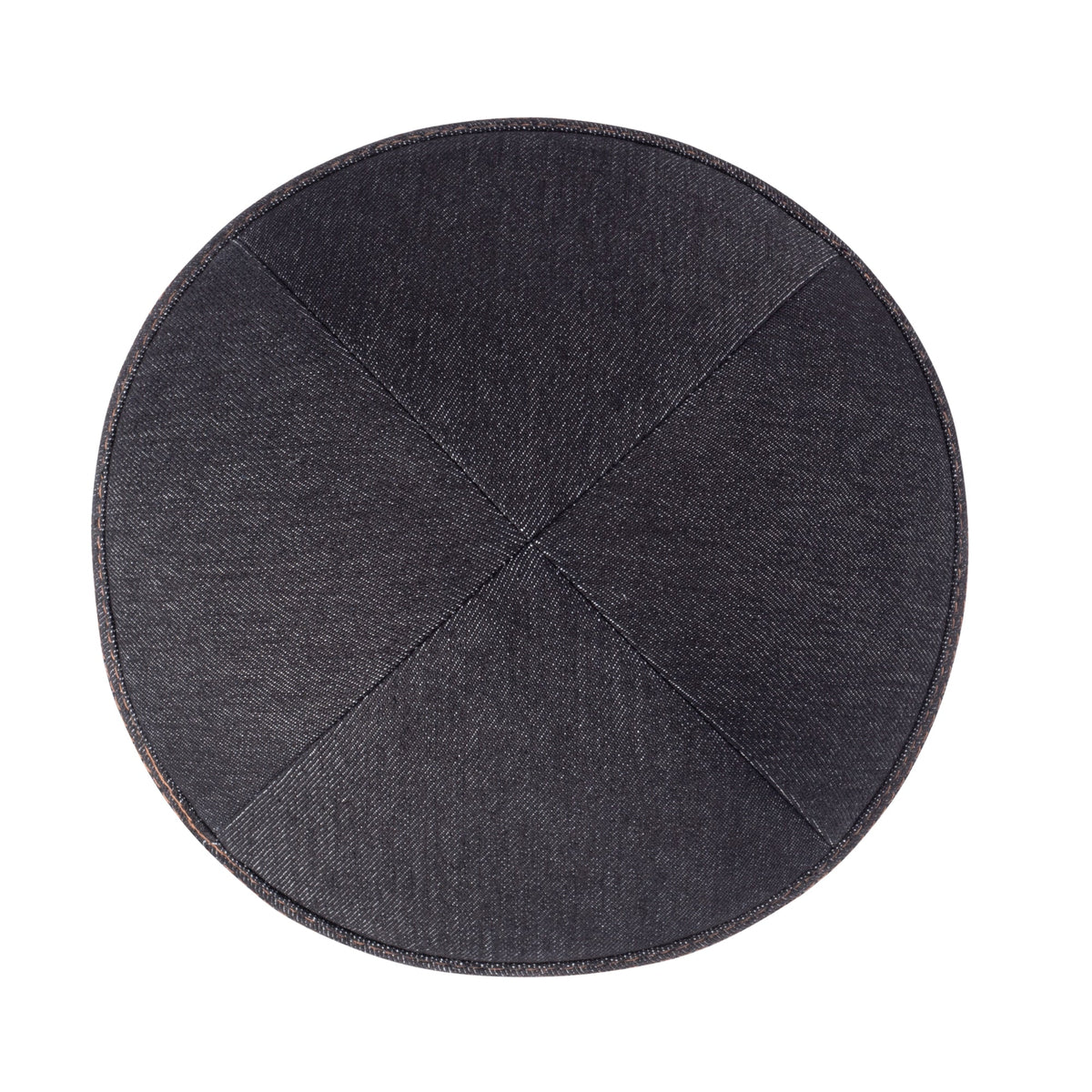 iKippah Black Denim W/ Camel Stitching