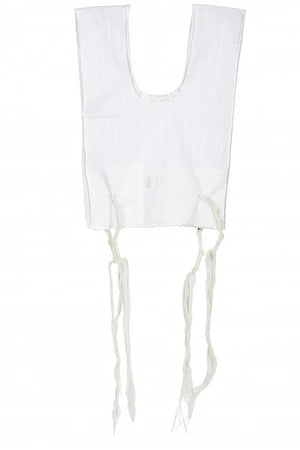 Tzitzis - Handmade Poly cotton Kids | 2-Hole | Round Neck