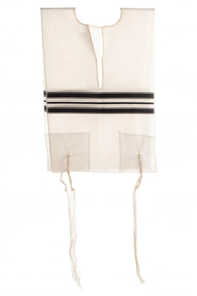 Tzitzis – Handmade Wool Kids | 2 Hole V-Neck