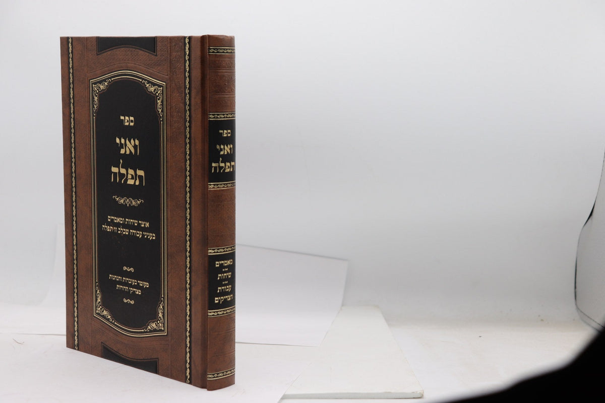 ואני תפילה -שיחות ומאמרים בעניני תפילה
