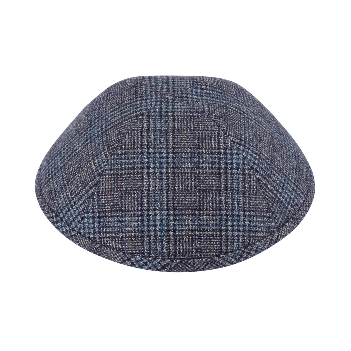iKippah Navy & Gray Square Plaid