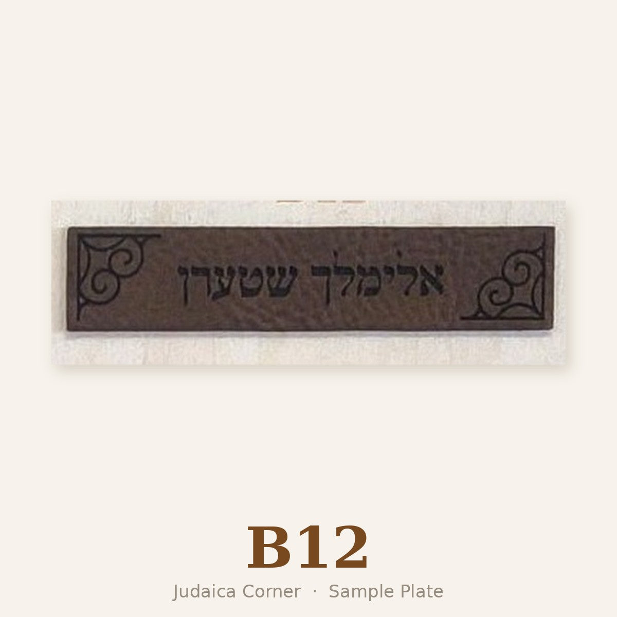 Sample plate B12