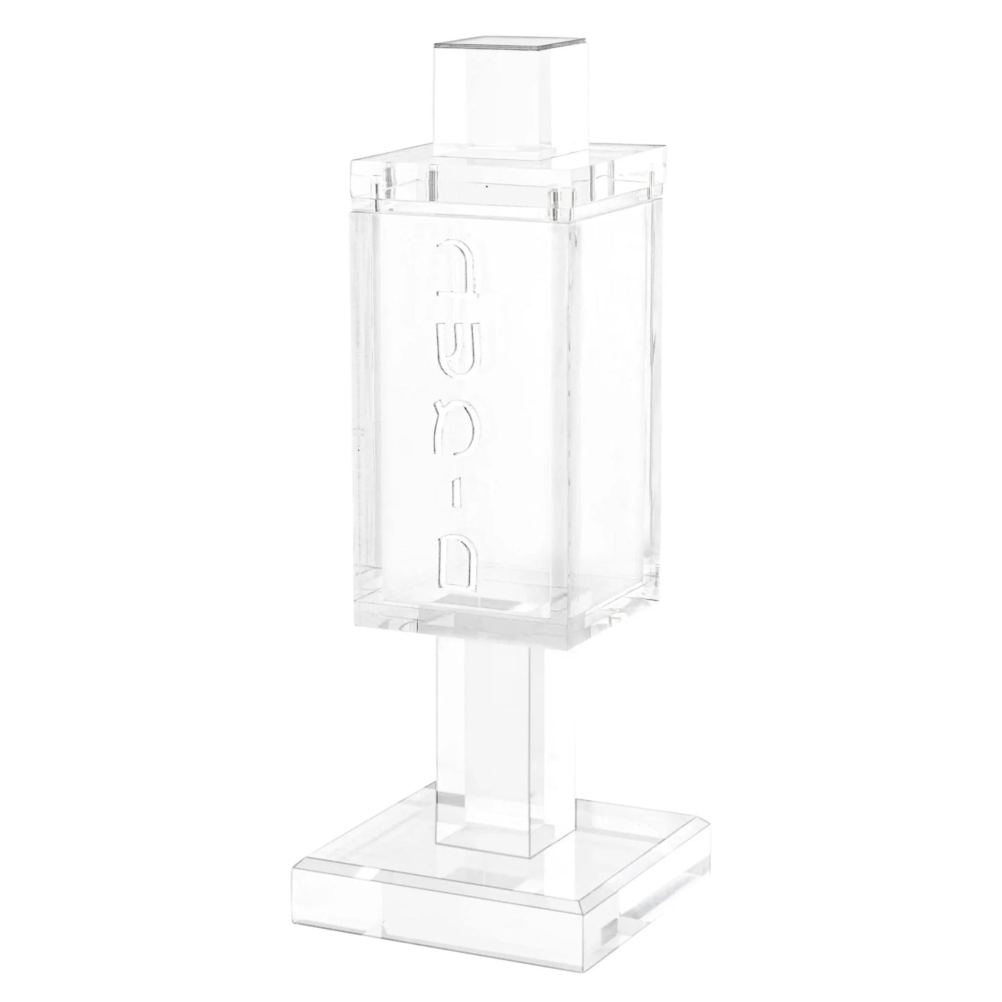 Lucite Besamim Holde Magnetic Cover - Silver
