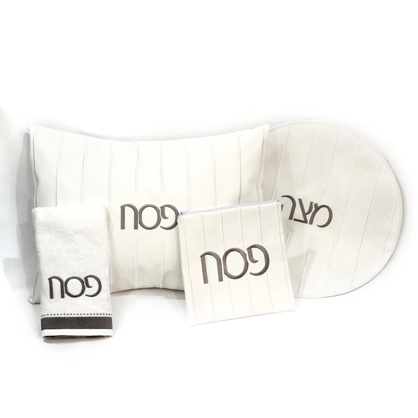 Embroidered Pesach Set-SILVER