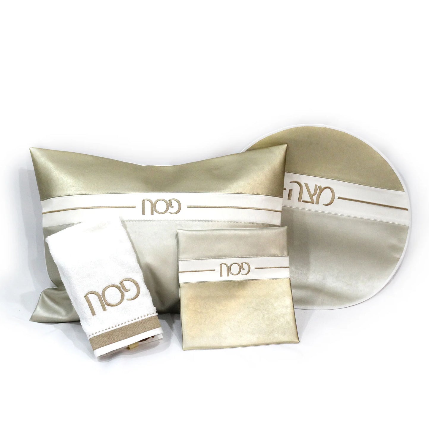 Horizontal Pesach Set-GOLD