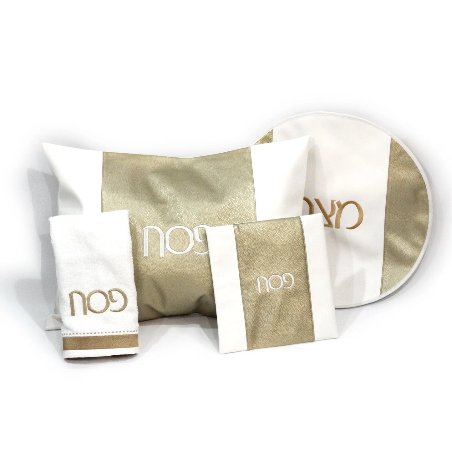 Three Sections Pesach Set-GOLD