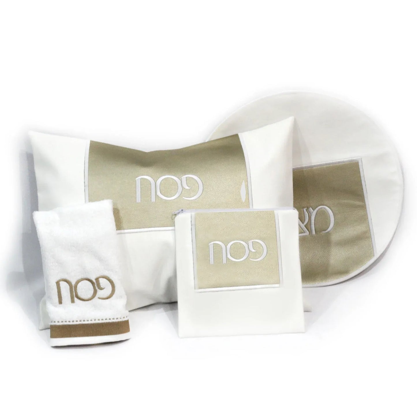 Square Pesach Set-GOLD