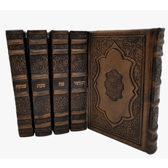 MACHZAR LEHAVANAH KAFTOR V'FERACH ANTIQUE BROCADE BRONZE Item #: K106ABCBZ
