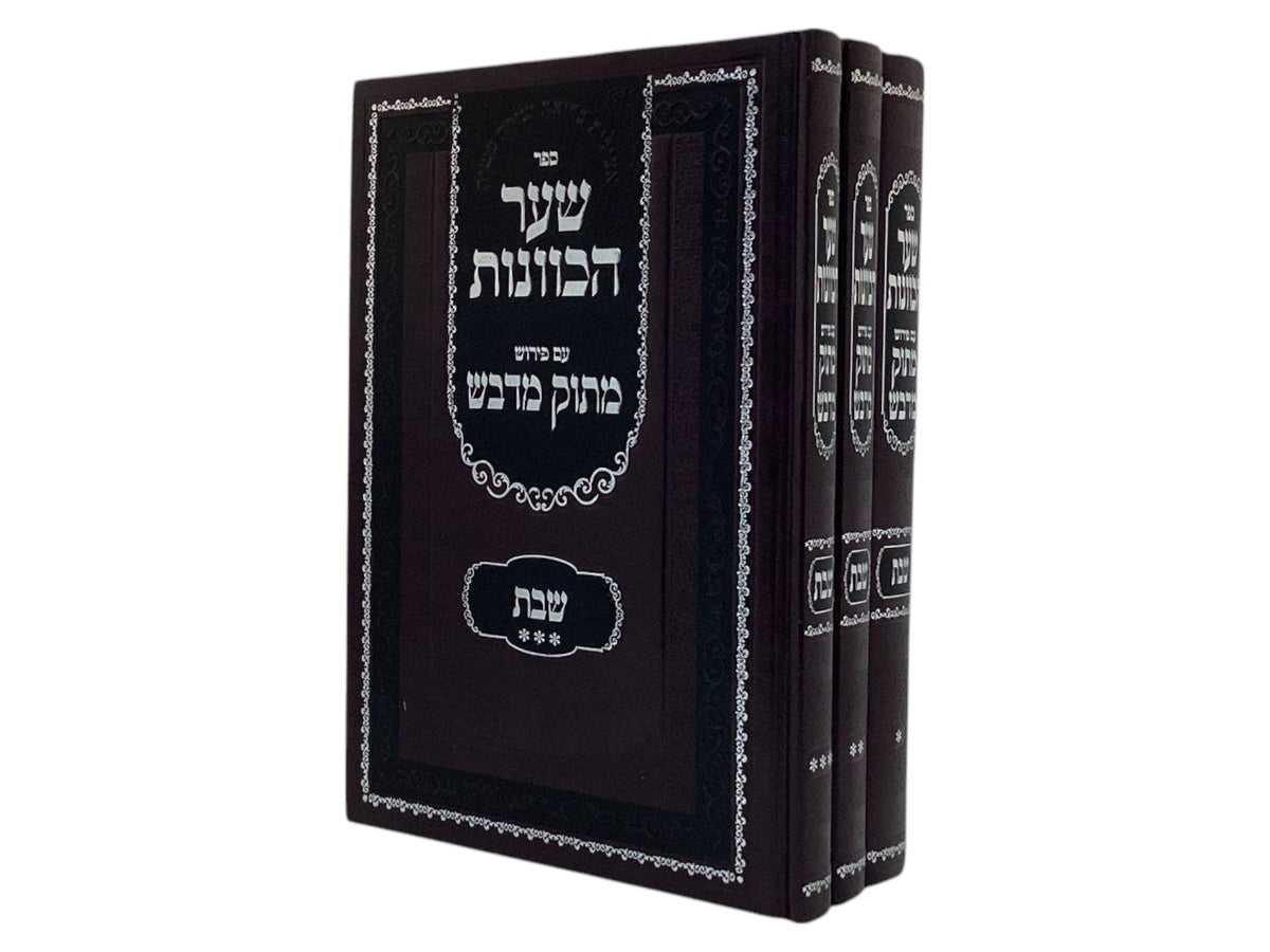 שער הכוונת ע''פ מתוק מדבש -שבת -ג''כ