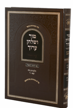 טור ושו"ע עוז והדר - נדה קפ"ג-ר