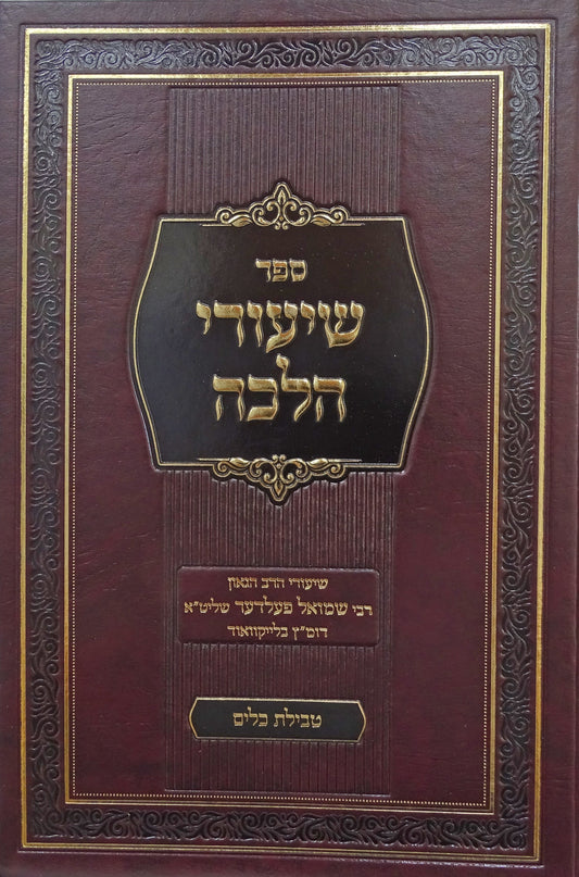 שיעורי הלכה ברורה - הל' טבילת כלים