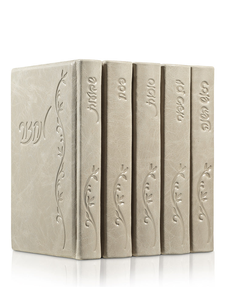 סט מחזורים כפתור ופרח Antique Flower - Taupe