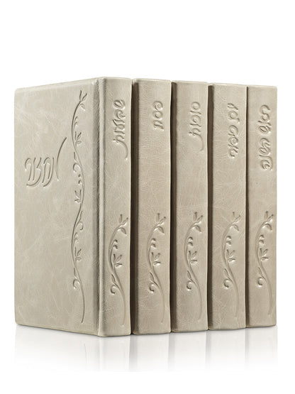 סט מחזורים כפתור ופרח Antique Flower - Taupe