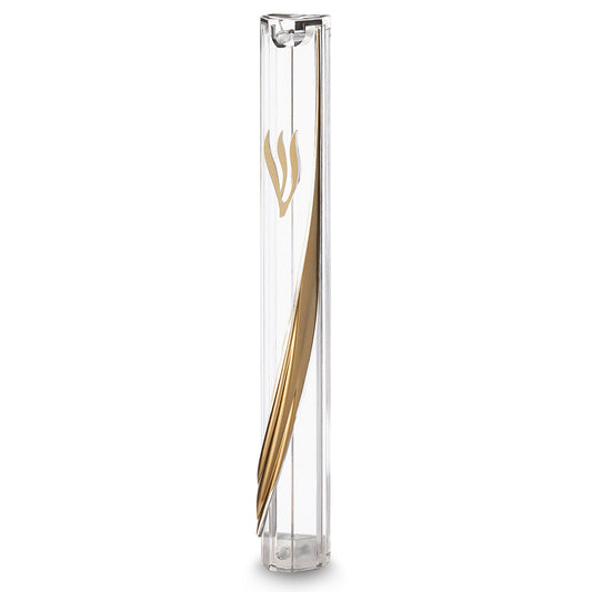 Water Proof Plastic Mezuzah Holder 15cm - Clear