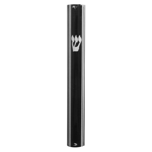 Wood Printed Mezuzah Holder 12cm