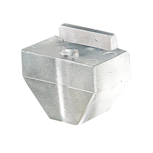 Water Proof Mezuzah Holder 12cm - Clear [Rhombus]