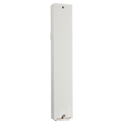 Water Proof Mezuzah Holder 12cm - White [Stones]
