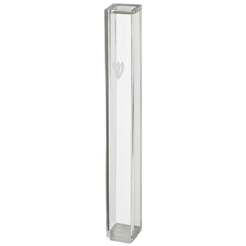 Water Proof Mezuzah Holder - Clear [Square]