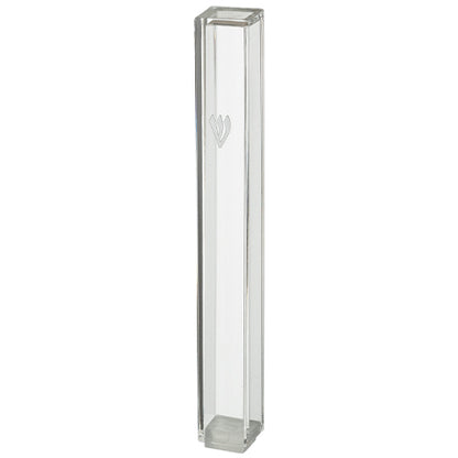 Water Proof Mezuzah Holder 15cm - Clear [Square]