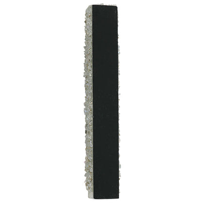Glass Mezuzah Holder W/Stones 15cm - Gold