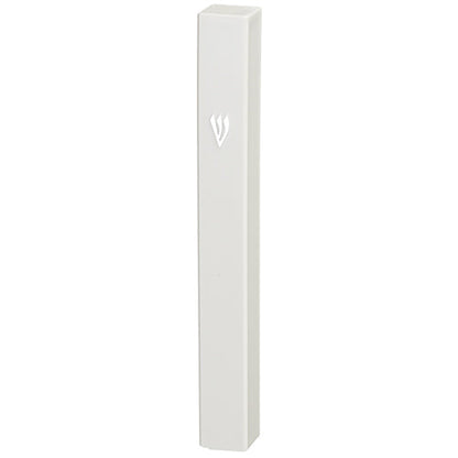 Water Proof Mezuzah Holder - White [Square]