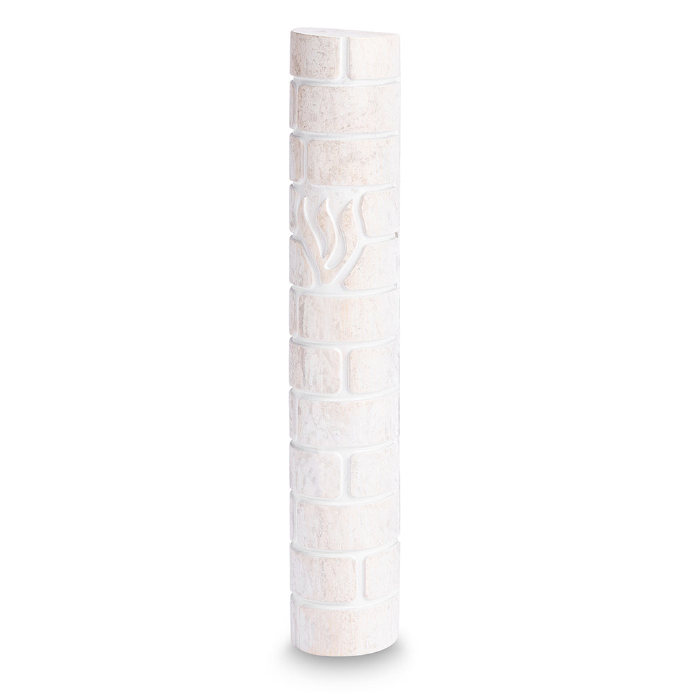Polymer Stones Round Mezuzah Holder