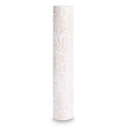 Polymer Stones Round Mezuzah Holder