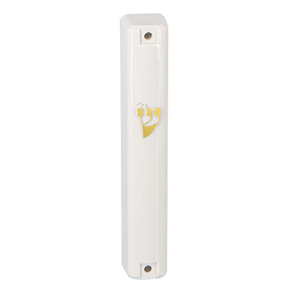 Water Proof Mezuzah Holder 10cm - White