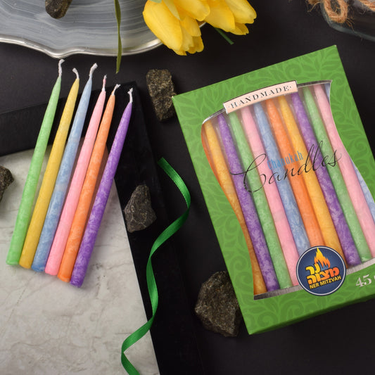 Chanukah Candles, Pastel