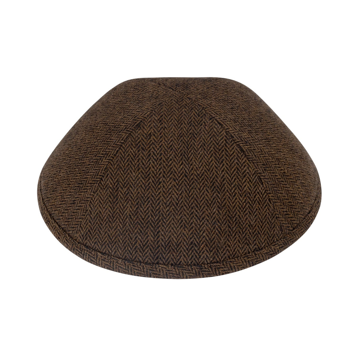 iKippah Brown Herringbone