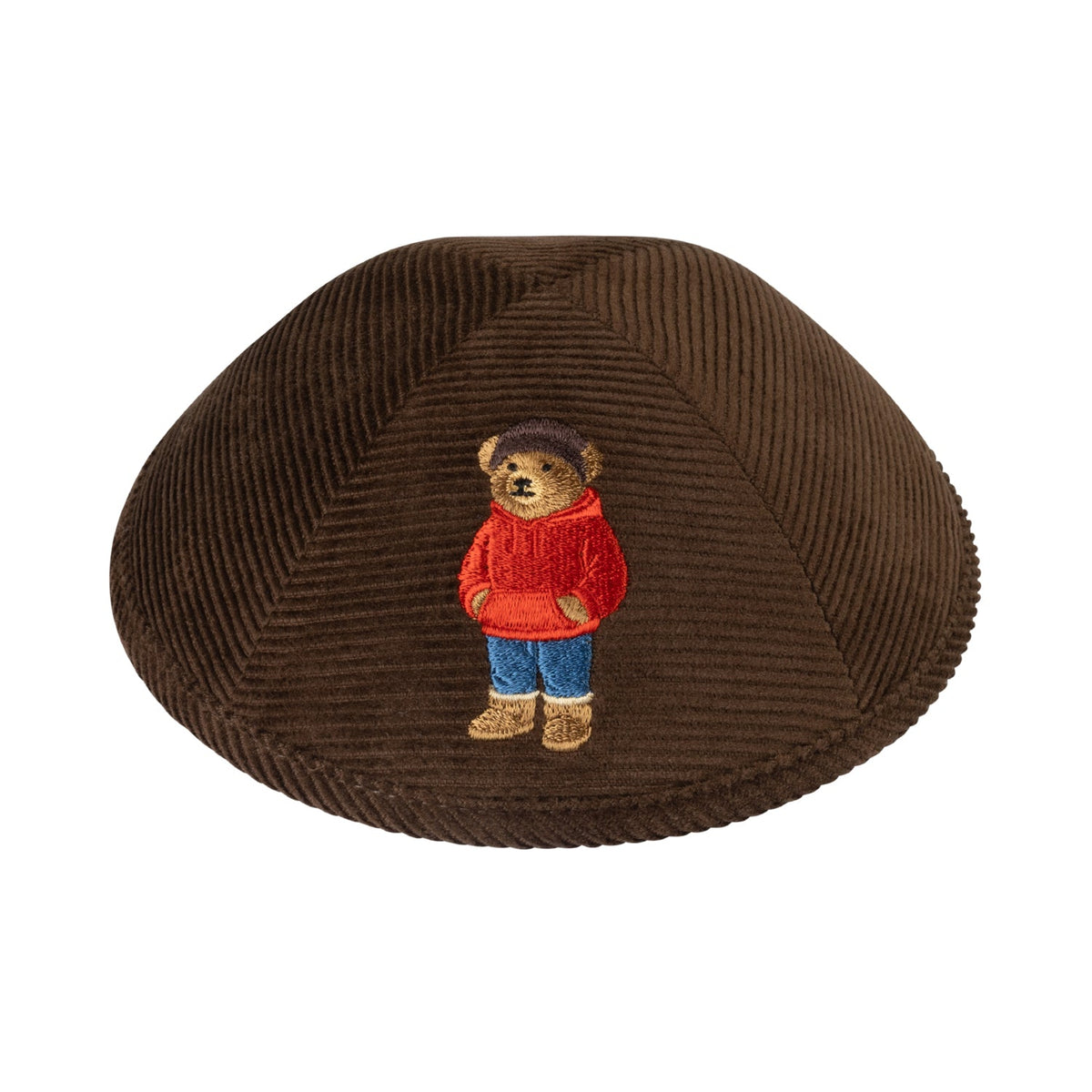 iKippah Cozy Dov Bear - Brown Corduroy