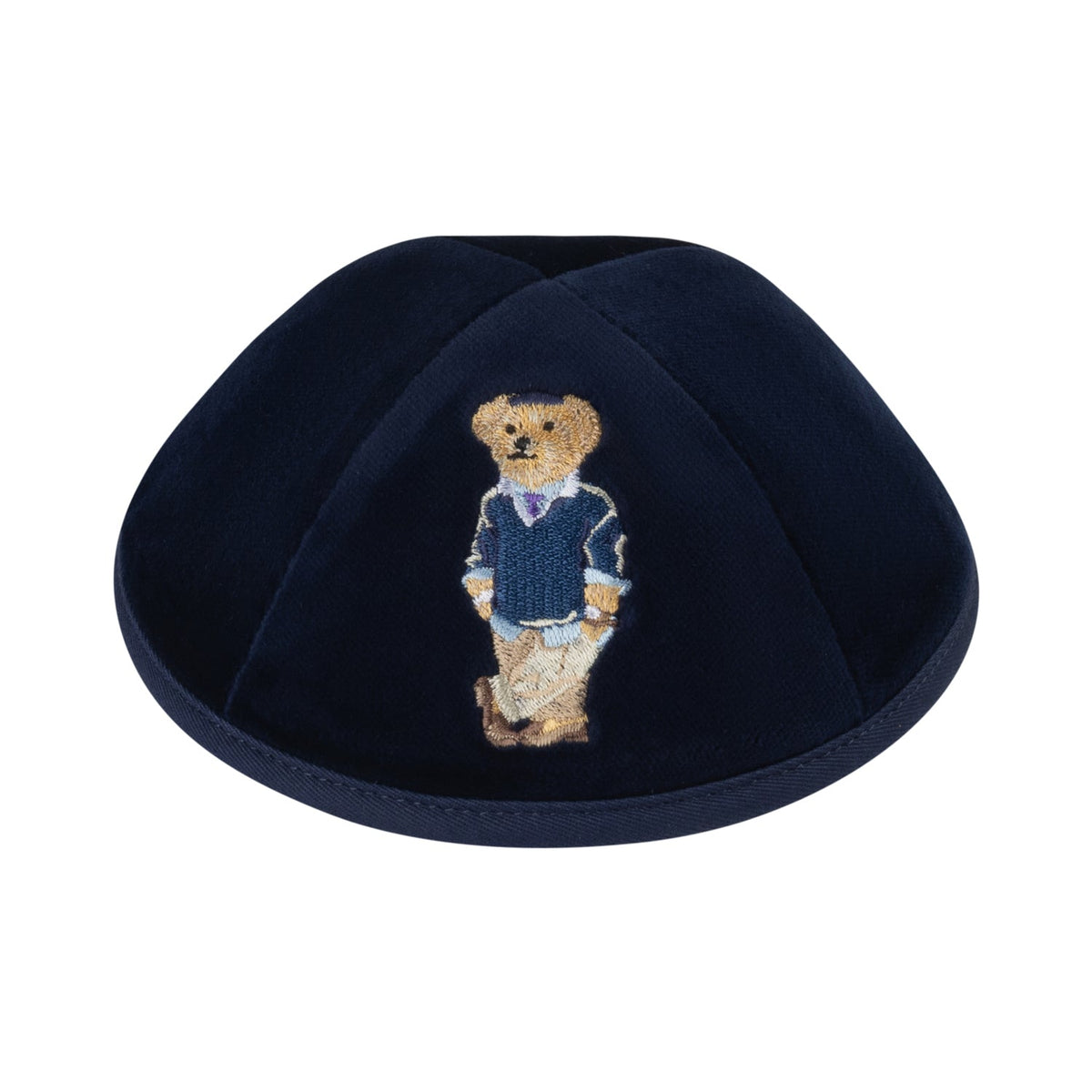 iKippah Classic Dov Bear - Navy Velvet