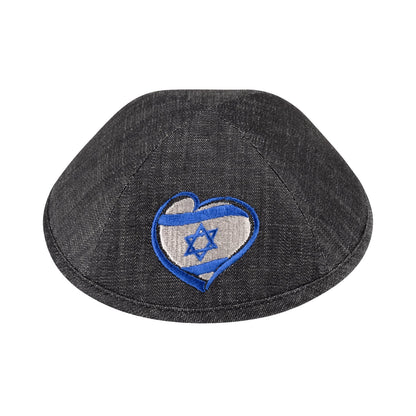 iKippah Hearted Flag Of Israel