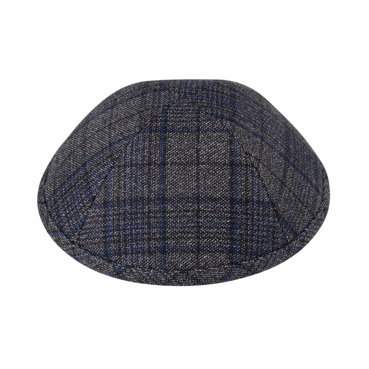 iKippah Blue Static Plaid