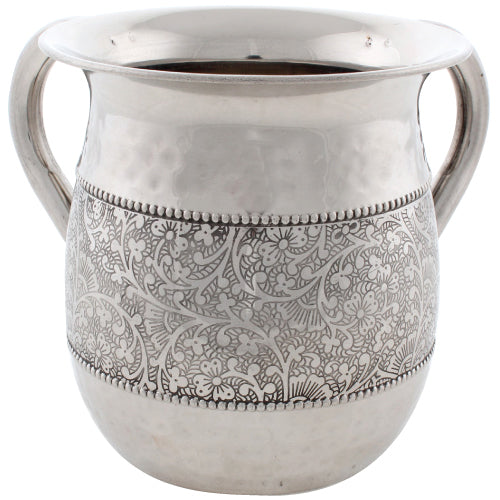 Stainless Steel Washing Cup - Dotted/Flower #115 N/A