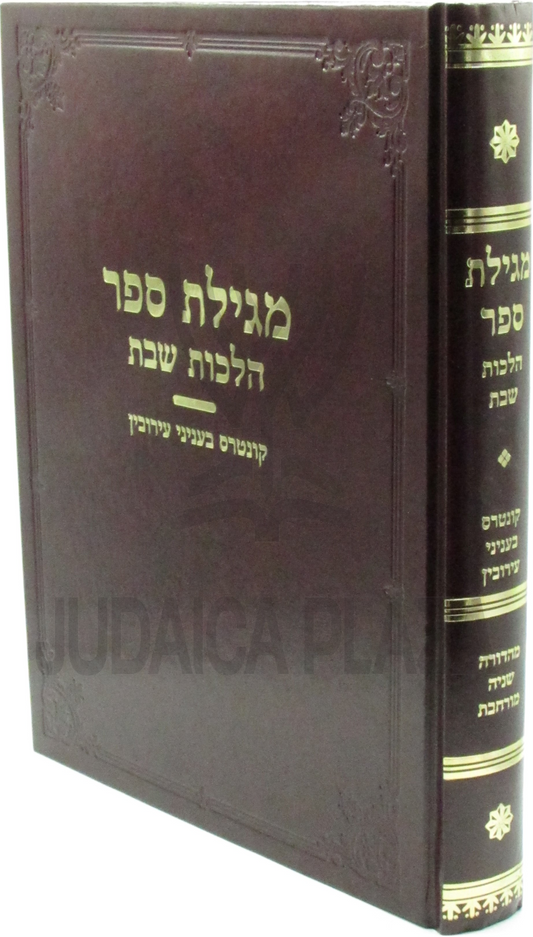מגילת ספר- הלכות שבת