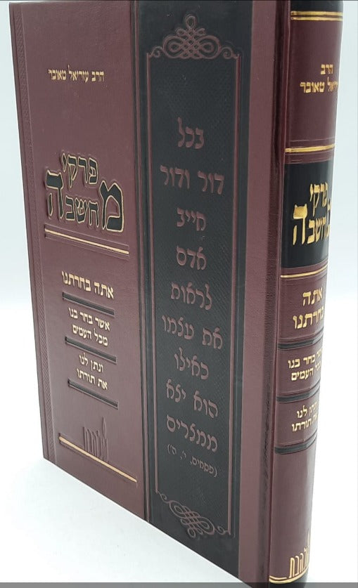 פרקי מחשבה אתה בחרתנו