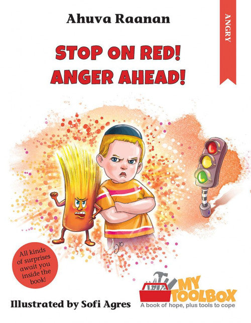 Stop au rouge ! Danger de colère ! - Plastifié